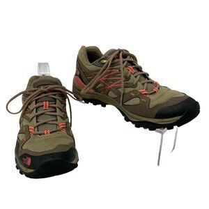 The North Face Hiking Shoes Womens 9 Brown Leather & Mesh Breathable Off Road